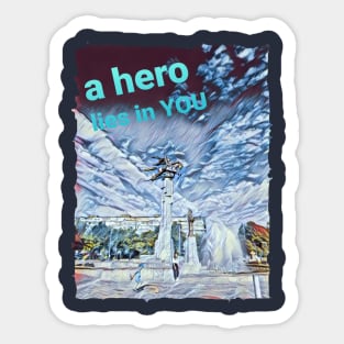 Hero Sticker